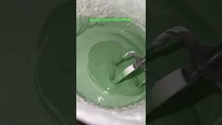 Mixing colour into texture #textureart #texturepaste #green #diy #howto #make #texturedart #shorts