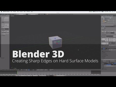 2 Minute Video Tutorial :: Adding Sharp Edges to Hard Surface Models