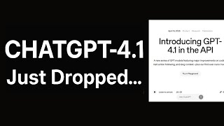 GPT-4.1 Just Dropped… And It’s INSANE for Coders! (2025)