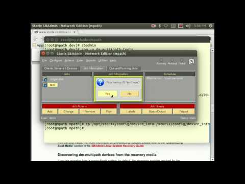 Training - Using SBAdmin on Multipath enabled systems