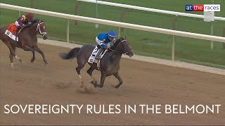SOVEREIGNTY BEATS JOURNALISM IN THE BELMONT STAKES | Kentucky Derby hero proves too good at Saratoga
