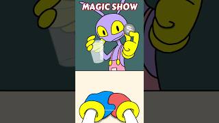 How!!😱TADC Jax vs Pomni Easy Magic Trick Tutorial Animation 10 #shrots #tricks #magic #tutorial