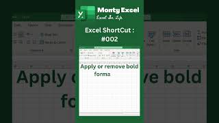#002 : Excel Shortcut to boost your productivity #shorts