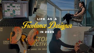 life as a freelance designer in 2025 (design projects, social life, client meetings, youtube event)