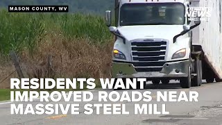WV residents push for repairs of vital road ahead of steel mill opening