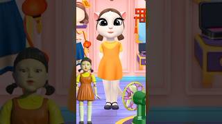 Squad game doll makeover #barbie #angela #aptrose #squidgame #viralshort #viralreels #apt #wednesday