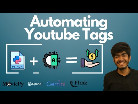 Python Project: AI-Powered Tag Generator - TagGenie | Python, Gemini, OpenAI Whisper, MoviePy, Flask