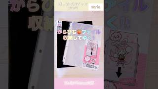 【からぴち🍑ファイル】【100均seria】推し活グッズ✨ファイル収納👍ﾅﾁｭﾗﾙﾏﾏHome☺︎姉　＃shorts