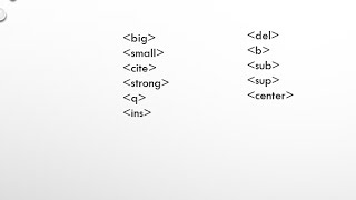 Basic HTML Text Formatting Tags||HTML Formatting Tags #web design #tags #htmltutorial