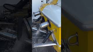 Donzi Classic 427ci solid roller cam dry exhaust.