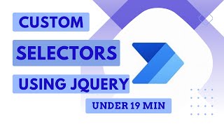 Create Custom Selectors for Power Automate Desktop with jQuery.