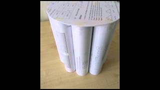 recycled paper tower project