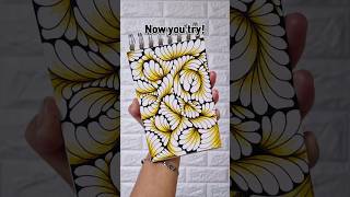 Zentangle inspired art #artforbeginners #zendoodle #dailydoodles #zenart #zendoodleart  #abstractart