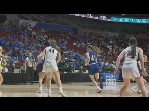 Highlights from Iowa girls state basketball tournament semifinals