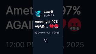 Zoink CHOKED on Amethyst Again… (Geometry Dash)