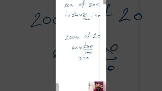 Percentage tricks  #shorts