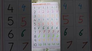 Learn Number 1 to 10 # shorts #learnnumbers #1to10numbersforkids #numbers #learnxwithprajwal