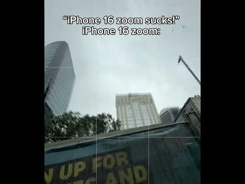 iPhone 16 zoom: