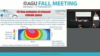 Fall Meeting 2017 Press Conference: The IODP-ICDP Chicxulub impact crater drilling expedition