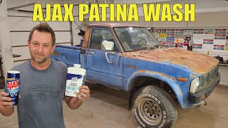 放置されたトヨタピックアップトラック - AJAX PATINA ウォッシュと煮沸した亜麻仁油