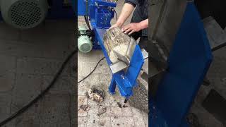 Small household hydraulic wood splitter, 10 tons of pressure, cross blade