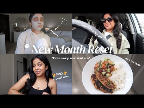 ✨NEW MONTH RESET ✨ Self Care, Productivity, and MORE!