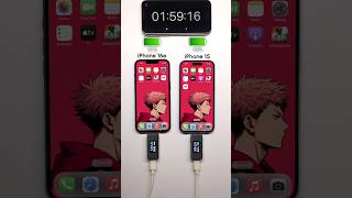 iPhone 15 vs iPhone 16e⚡Charging Test – Who's the Real Fast Charger? 🚀 #shorts #viralvideo