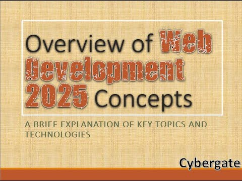 Introduction to Web Development 2025