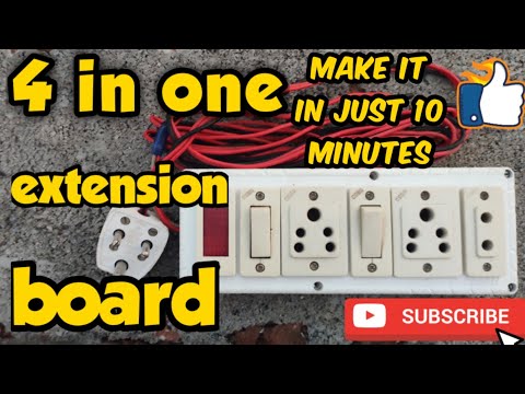 Howto make a extension board|extension board kese banaye in Hindi|