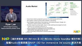 【線上研討會】基於恩智浦i.MX 8M mini 及 i3D 的Dolby Atoms Soundbar 解決方案