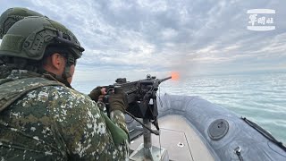 漢光41號演習：馬防部-灘岸火殲實彈射擊