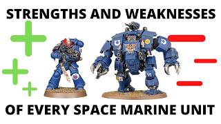 Strengths and Weaknesses for EVERY Codex Space Marines Unit - Space Marine Units Reviewed!