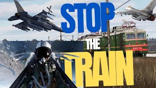 Ukrainian F-16 in a Low level Deep Strike Mission| DCS World | F-16|