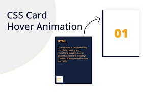 CSS Card with Hover Animation | csPoint Web Designing Tutorials