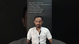 CUSAT LL. B : Constitution - Question 2 #cusat llb #llb #cusatexams