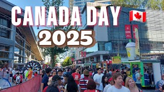 🇨🇦🍁 Canada Day Festival 2025 Walking Tour | Downtown Vancouver, BC, Canada | July 1, 2025