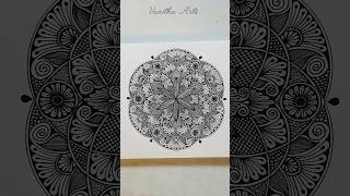 Mandala Art for Beginners | #satisfying #mandala #art #shorts #vanithaarts #mandalaart #reels #reel
