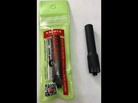antenna NAGOYA  NA-810, stubby 2022 (como es por dentro)
