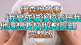 『史萊姆故事』「我變成貓後校霸玩我，他還想要幫我洗個澡💗」完整版 史萊姆說故事 玩泥講故事 愛情故事