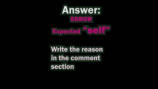 Can you solve this? Python QUIZ #37 #pythonprogramming #python #pythonquestions #shortyoutube