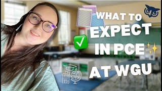What to Expect in PCE at WGU | FREE Resources✅✨