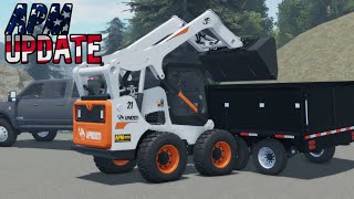 APM Update Review! (Skid Steers) | Roblox American Plains Mudding