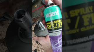 Cleaning CVT Honda Click 125 #diymachine #mechanic #hondaclick150i #shorts