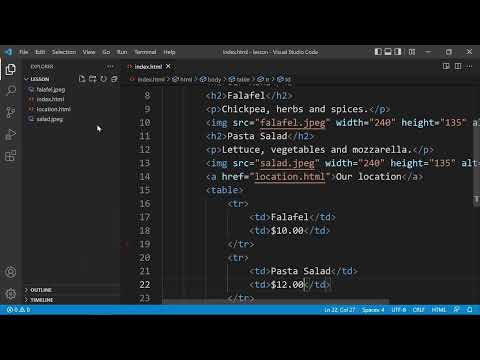 Use HTML to work with data in tables