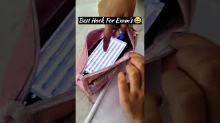Best Hack for Exam's unlocked 🔓😁#shorts #funny #comedy #youtubeshorts