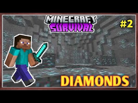 I made my diamond armour in survival series ll #2