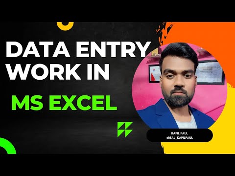 Data Entry using in Microsoft Excel | Data Entry in Excel #data_entry_in_excel