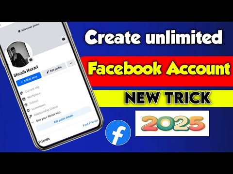 ফ্রি ইনকাম।।Free Tolls 😱 Create Unlimited Facebook Account | New Method 2025 | ফেসবুক আইডি খুলুন