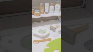 Make Up Kit Wooden Pretend Play Set 🥒✨#kidsmakeup #toy#pretendplay #roleplay #montessoritoys  #asmr