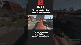 Tip for looting Power Plant crate